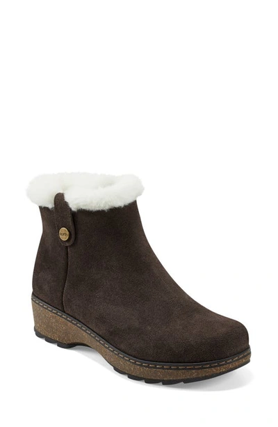 Shop Earth Kim Faux Fur Lined Bootie In Corvino