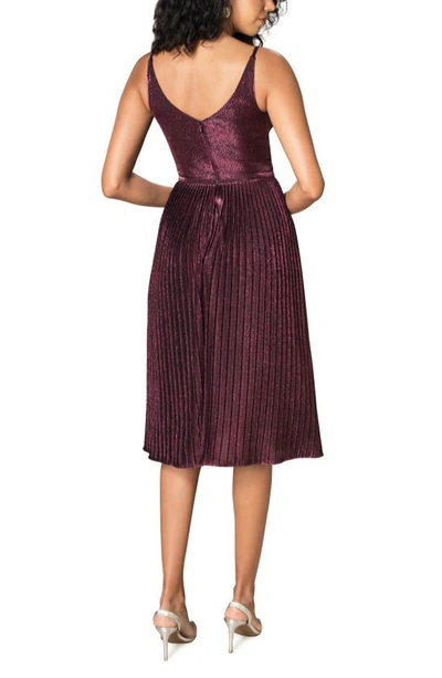 Dress The Population Haley Dress In Fuchsia Multi