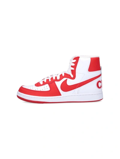 Comme Des Garçons Homme Deux Comme Des Garçons Homme Plus Sneakers In Red