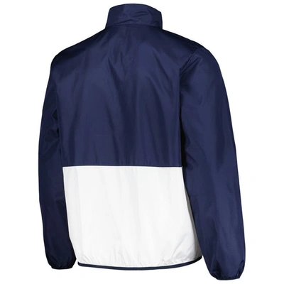 G-iii Sports By Carl Banks Men's  Navy Arizona Wildcats Cornerman Half-zip Top In Navy