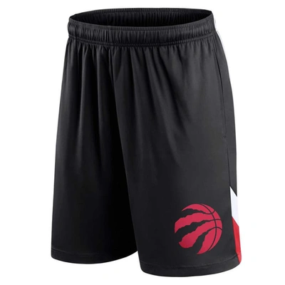 Shop Fanatics Branded Black Toronto Raptors Slice Shorts
