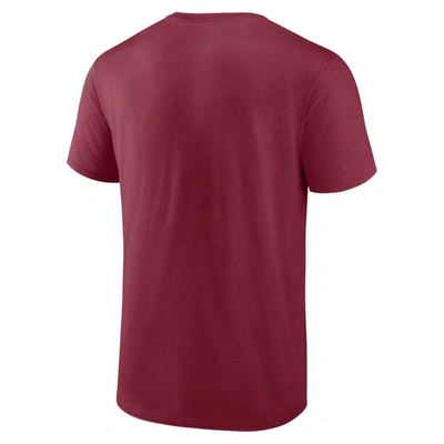 Shop Fanatics Branded Burgundy Colorado Avalanche Authentic Pro Secondary T-shirt