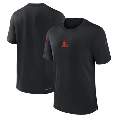 Shop Nike Black Cleveland Browns 2023 Sideline Performance T-shirt