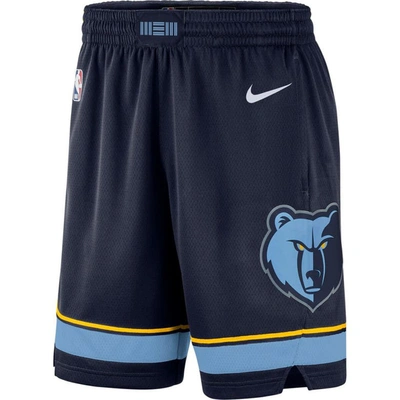 Shop Nike Navy 2019/20 Memphis Grizzlies Icon Edition Swingman Shorts