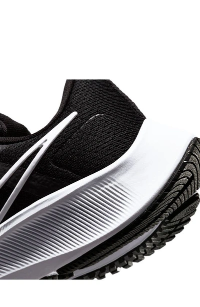 Shop Nike Air Zoom Pegasus 38 Running Shoe In Black/ White/ Anthracite/ Volt