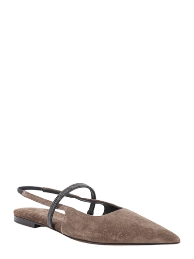 Shop Brunello Cucinelli Ballerinas