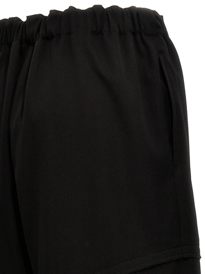 Shop Comme Des Garçons Cropped Pants Black