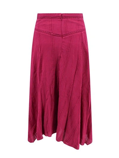 Shop Isabel Marant Étoile Cotton And Viscose Midi Skirt