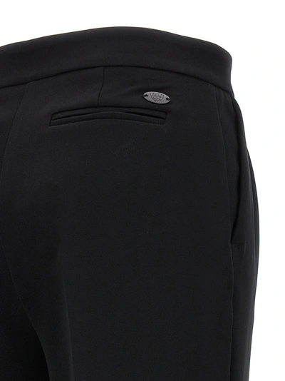 Shop Chiara Ferragni Brand Smart Pants Black