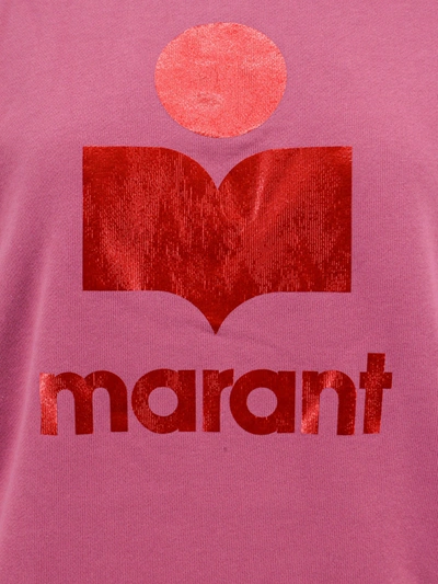Shop Isabel Marant Étoile Cotton Sweatshirt With Frontal Logo