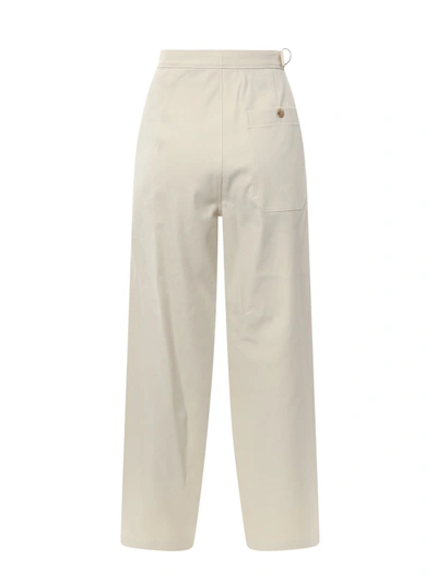 Shop Le 17 Septembre Cotton Trouser With Frontal Pinces