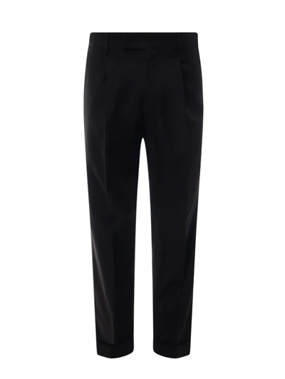 Shop Pt Torino Edge Quindici Virgin Wool Trouser With Iconic Charm