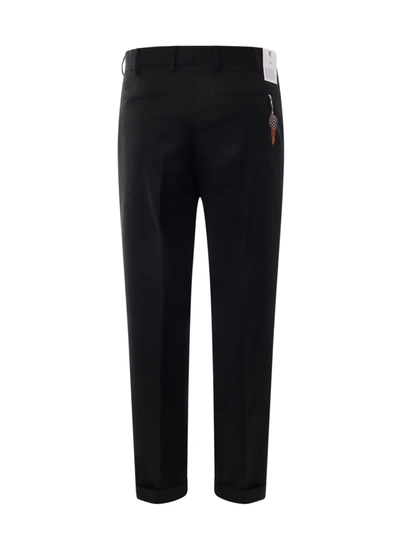Shop Pt Torino Edge Quindici Virgin Wool Trouser With Iconic Charm