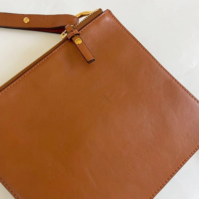 Pre-owned Chloé Chloè  Jane Small Tassel-trim Leather Crossbody Bag