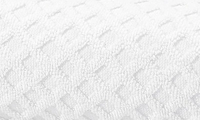 Woven & Weft Diamond Textured 6-pack Cotton Towels In Optic White