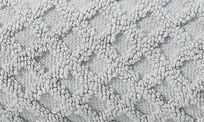 Woven & Weft Diamond Textured 6-pack Cotton Towels In Light Grey