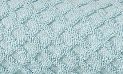 Woven & Weft Diamond Textured 6-pack Cotton Towels In Pastel Blue