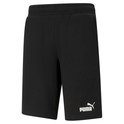Shop Puma Men's Essentials Shorts In Black