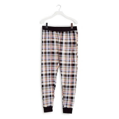 Shop Vera Bradley Cotton Ribbed Jogger Pajama Pants In Multi