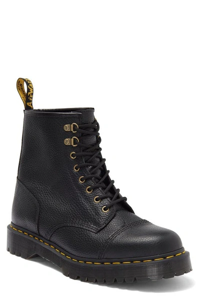 Shop Dr. Martens' 1460 Bex Faux Shearling Lined Boot In Black