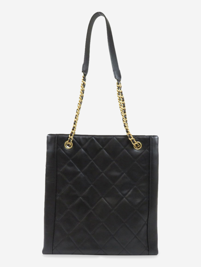 CHANEL Nylon Quilted Large Coco Cocoon Tote Black 1265219