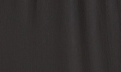 Max Studio Pebble Crepe Flutter Sleeve Maxi Dress In Black