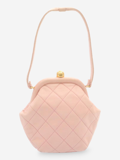 Pre-owned Chanel Leather Handbag In Pink