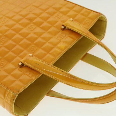 Leather handbag Chanel Yellow in Leather - 24185513