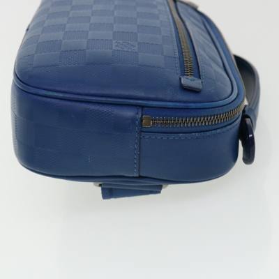 Louis Vuitton infini blue leather is gorgeous. #louisvuittonleather #l
