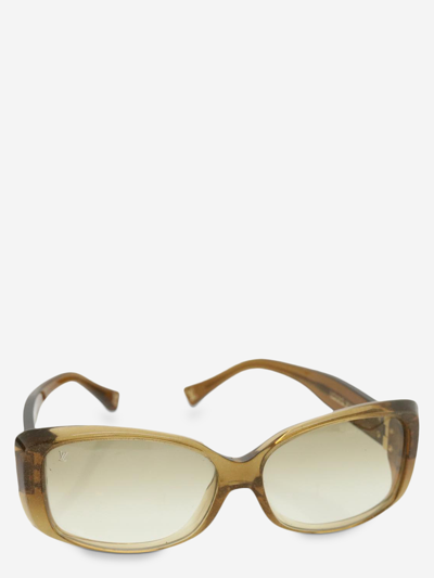 Louis Vuitton Pre-owned Women's Synthetic Fibers Sunglasses - Brown - One Size