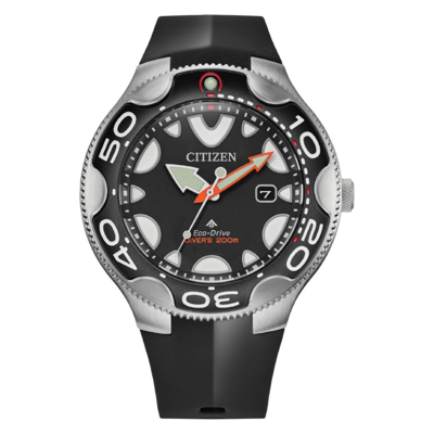 Shop Citizen Promaster Dive Eco-drive Black Dial Men's Watch Bn0230-04e In Red   / Black