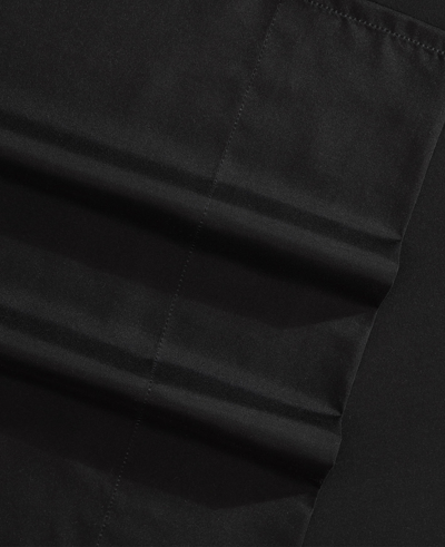 Shop Kenneth Cole Solution Solid Sheet Set In Black
