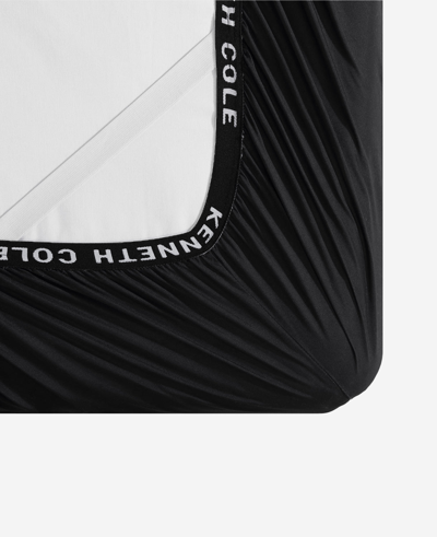 Kenneth Cole Solution Solid Sheet Set In Black
