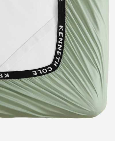 Kenneth Cole Solution Solid Sheet Set In Green