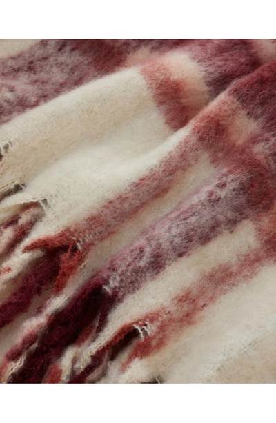 Upwest X Nordstrom Fireside Fleece Throw Blanket In Henna Plaid