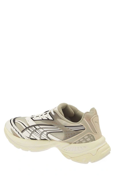 Puma Pleasures Velophasis Lace-up Sneakers In Birch Tree-anise Flower