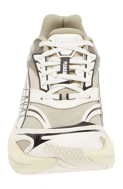 Puma Pleasures Velophasis Lace-up Sneakers In Birch Tree-anise Flower