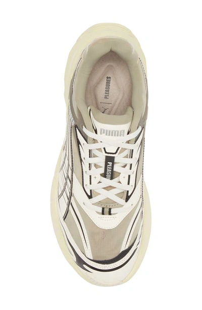 Puma Pleasures Velophasis Lace-up Sneakers In Birch Tree-anise Flower