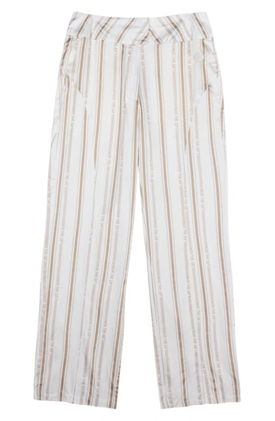 Shop Honor The Gift Stripe Pants In Bone