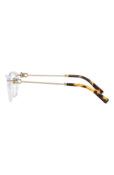 Tiffany & Co 54mm Cat Eye Reading Glasses In Crystal