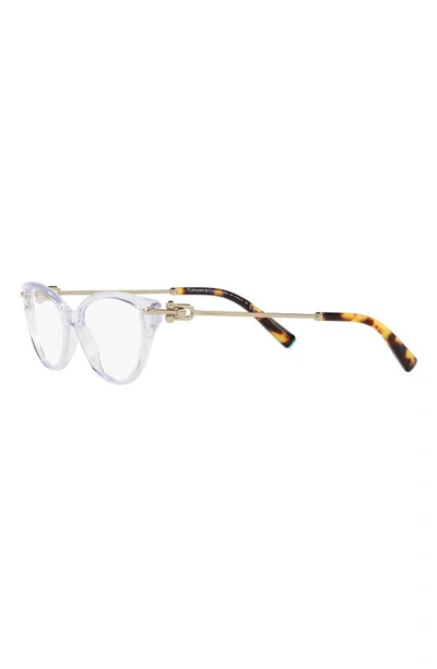 Tiffany & Co 54mm Cat Eye Reading Glasses In Crystal