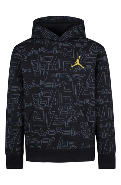Shop Jordan Kids' Take Flight Fleece Hoodie In Black
