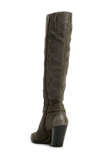 Shop Vince Camuto Grathlyn Pointed Toe Knee High Boot In Tobacco