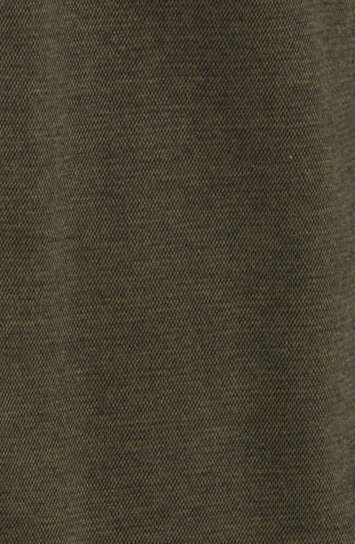 Shop Nordstrom Trim Fit Piqué Button-up Shirt In Olive Night Jcq Txt