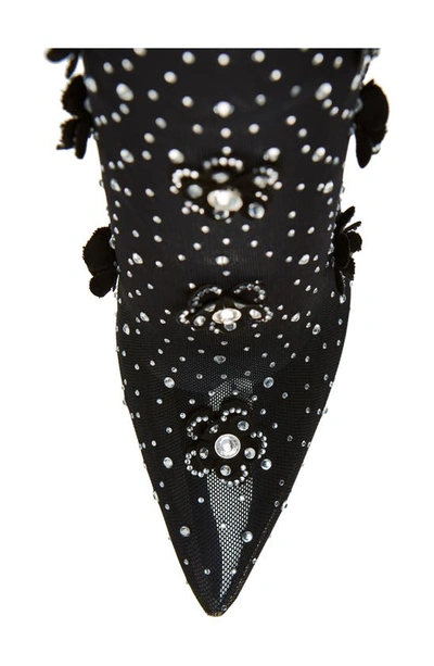 Azalea Wang Marlowe Embellished Over The Knee Boot In Black