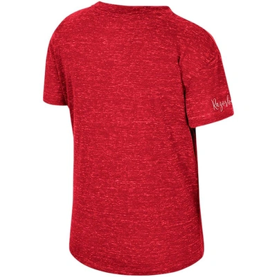 Shop Colosseum Cardinal Arkansas Razorbacks Finalists Tie-front T-shirt