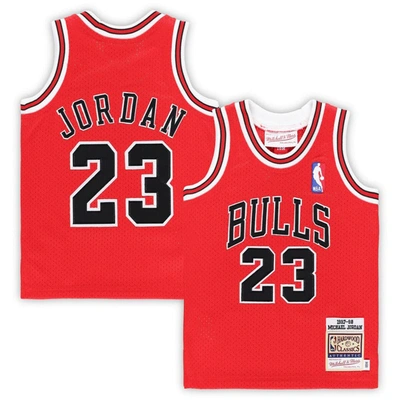 Shop Mitchell & Ness Infant  Michael Jordan Red Chicago Bulls 1985/86 Hardwood Classics Authentic Jersey