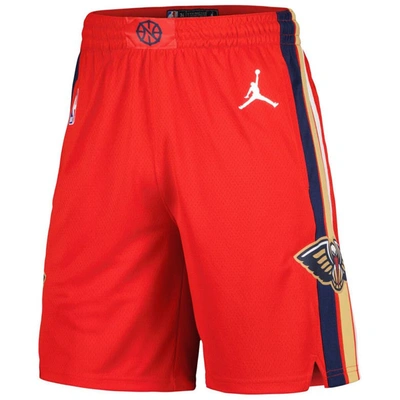 Shop Jordan Brand Red New Orleans Pelicans Statement Edition Swingman Shorts