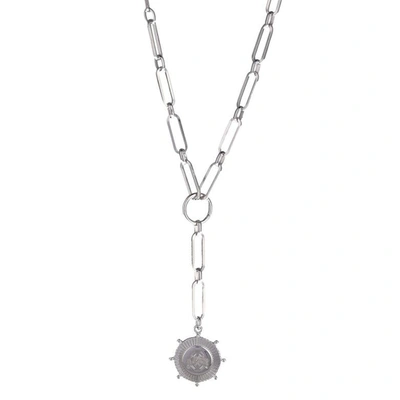 Shop Emerson Street Ohio State Buckeyes Gouda Necklace In Silver