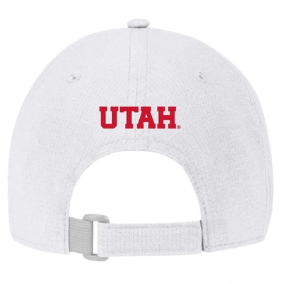 Shop Under Armour White Utah Utes Coolswitch Airvent Adjustable Hat